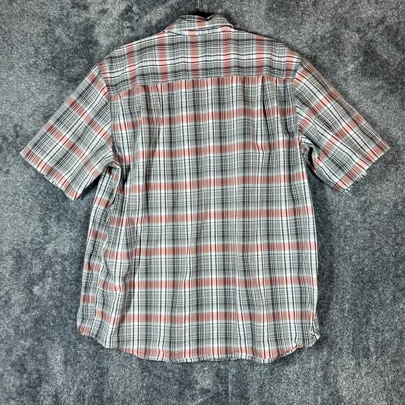 Carhartt Force Shirt Mens Large Relaxed Fit Plaid Short Sleeve 104259 Workwear - Picture 2 of 7